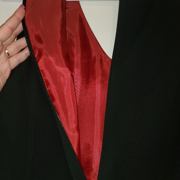 Eddie Bauer Black V Neck Sheath Dress - Picture 4 of 8